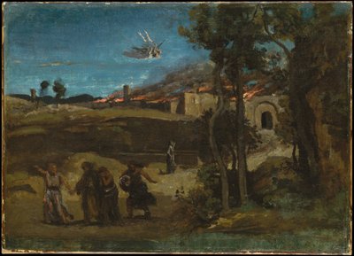 The Destruction of Sodom by Jean Baptiste Camille Corot